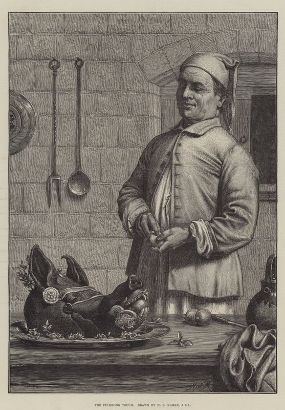 A befejező érintés alkotó: Henry Stacey Marks