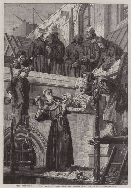 A ferences szobrász alkotó: Henry Stacey Marks