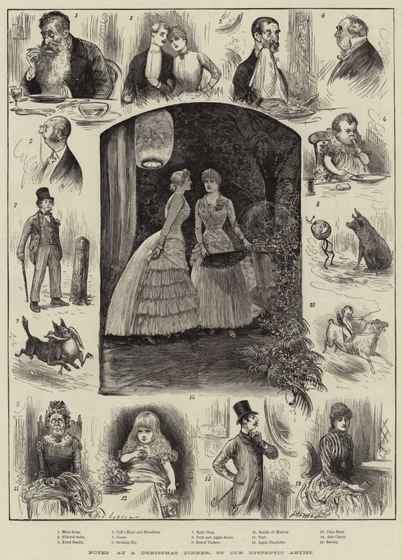 Jegyzetek a karácsonyi vacsorán alkotó: Henry Stephen Ludlow