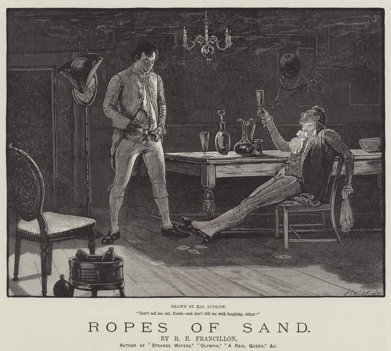 Homokkötelek, R E Francillon alkotó: Henry Stephen Ludlow