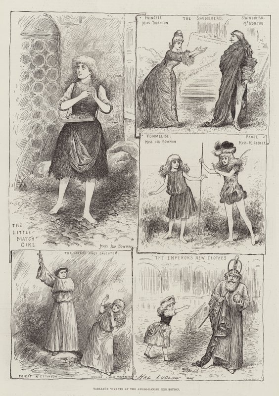 Tableaux Vivants az angol-dán kiállításon alkotó: Henry Stephen Ludlow