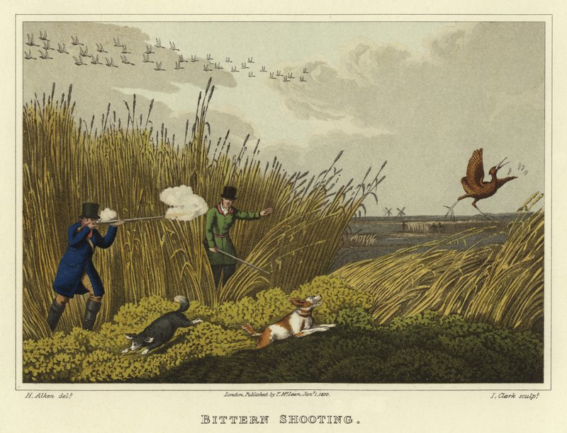 Keserű lövöldözés (chromolitho) alkotó: Henry Thomas Alken