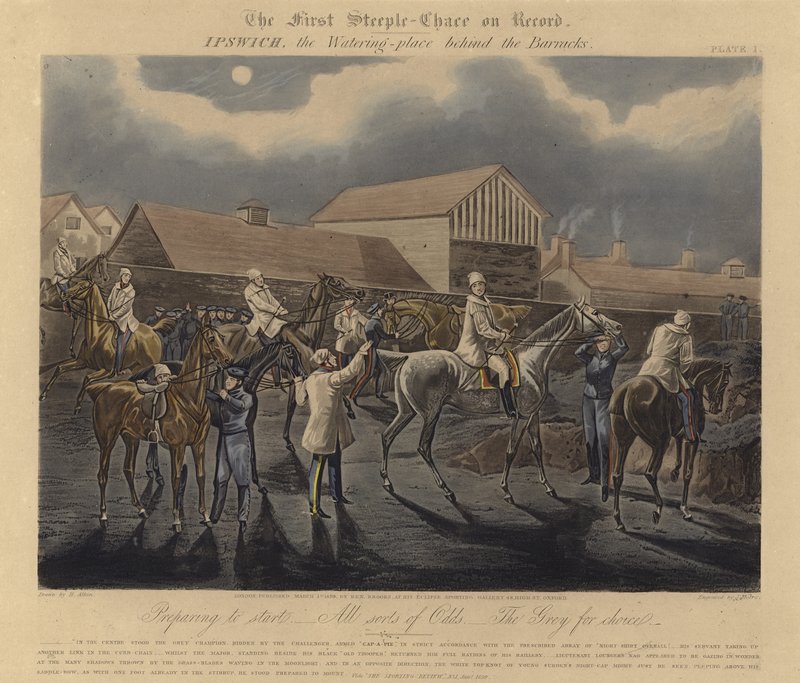 Az első rögzített tornyok üldözése, 1839 alkotó: Henry Thomas Alken
