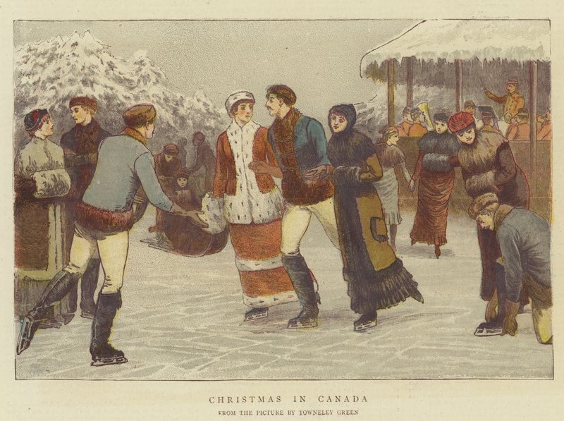 Karácsony Kanadában (chromolitho) alkotó: Henry Towneley Green