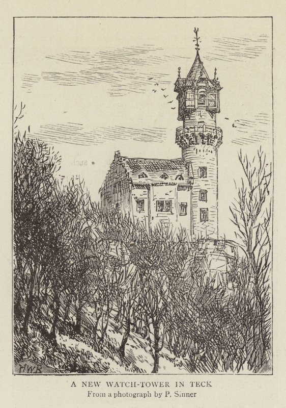 Új őrtorony Teckben alkotó: Henry William Brewer