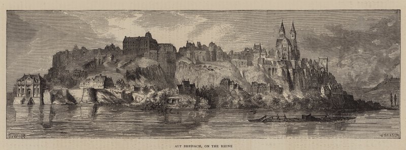 Alt Breisach, a Rajnán alkotó: Henry William Brewer
