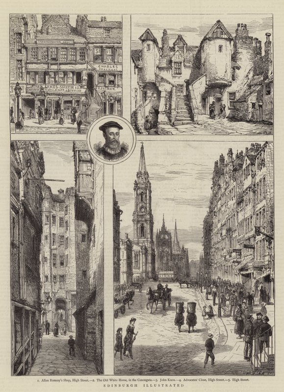 Edinburgh Illusztrált alkotó: Henry William Brewer
