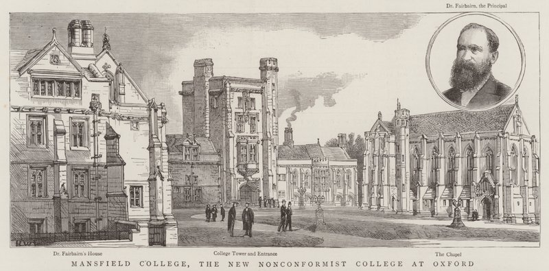 Mansfield College, az oxfordi új nonkonformista kollégium alkotó: Henry William Brewer