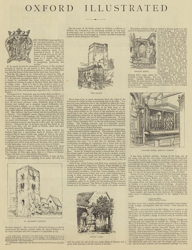 Oxford Illustrated alkotó: Henry William Brewer