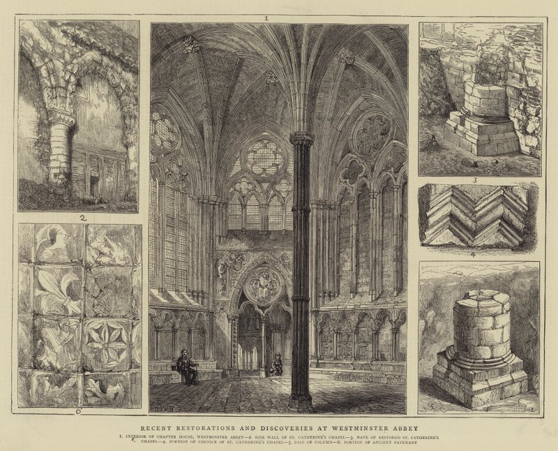 A Westminster-apátság legújabb restaurálásai és felfedezései alkotó: Henry William Brewer