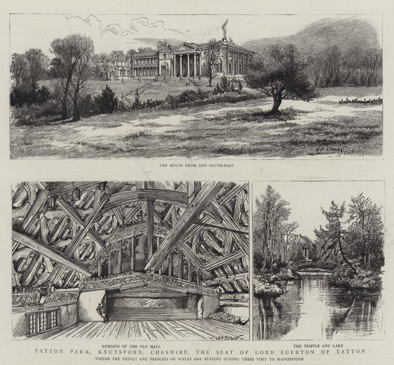 Tatton Park, Knutsford, Cheshire, Lord Egerton of Tatton székhelye alkotó: Henry William Brewer