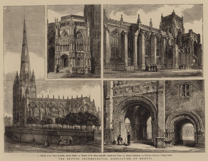 A Brit Régészeti Egyesület Bristolban alkotó: Henry William Brewer