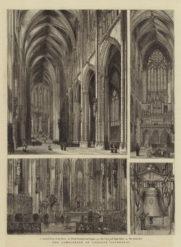 A kölni dóm befejezése alkotó: Henry William Brewer