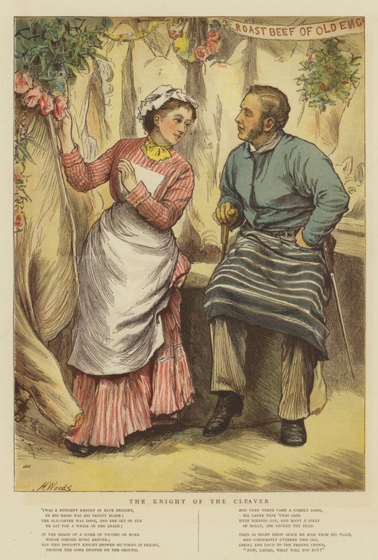 A hasító lovagja (chromolitho) alkotó: Henry Woods