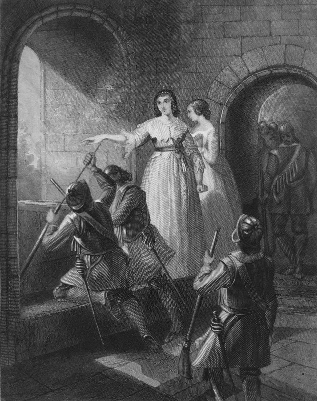 Lettice FitzGerald, Offaly első bárónő, aki megvédte kastélyát a lázadók támadásaitól az 1642-es nagy ír lázadásban alkotó: Henry after Warren