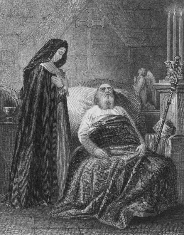 Szent Patrik halála alkotó: Henry after Warren