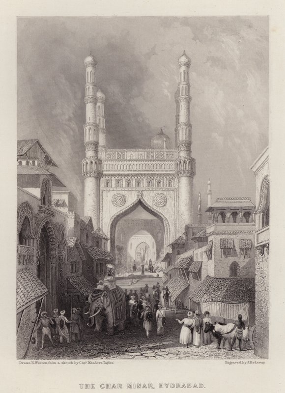 Char Minar, Hydrabad (színes litó) alkotó: Henry (after) Warren