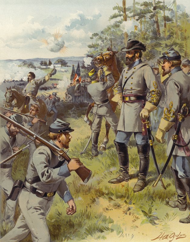 Stonewall Jackson, Bull Run alkotó: Henry Alexander (after) Ogden
