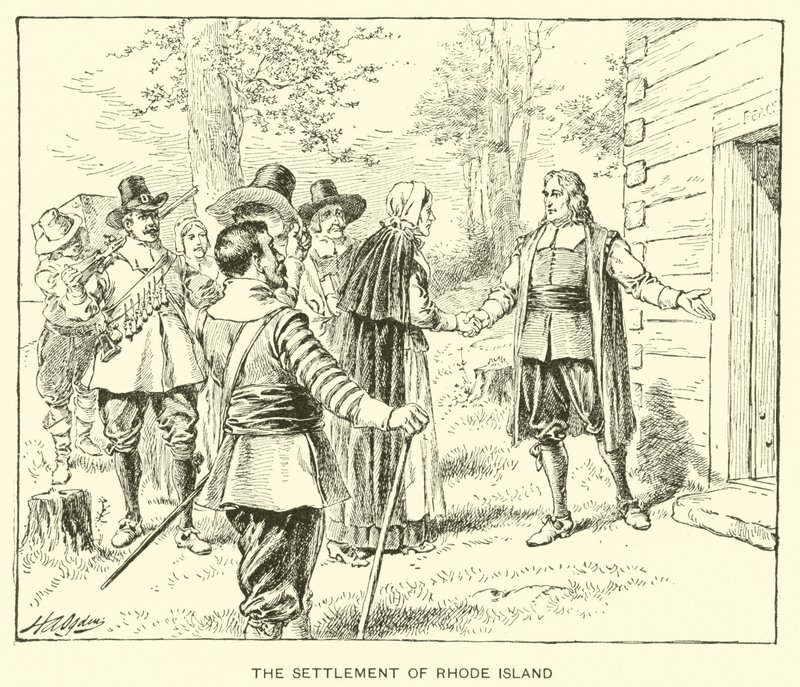 Rhode Island település (litho) alkotó: Henry Alexander (after) Ogden