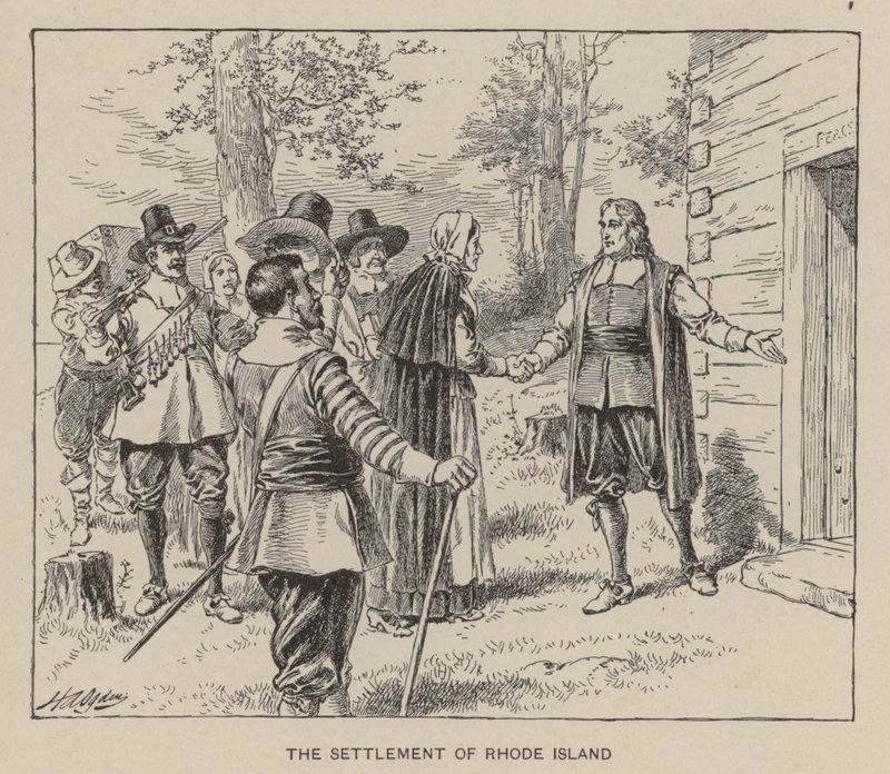 Rhode Island település (litho) alkotó: Henry Alexander (after) Ogden