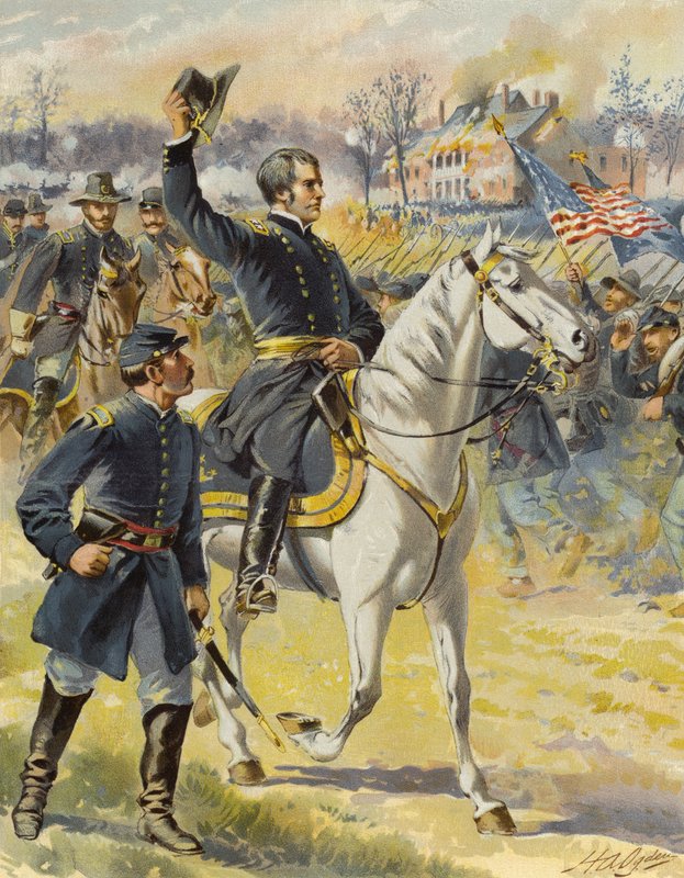 Hooker Chancellorsville-ben, 1863. május 3 alkotó: Henry Alexander Ogden