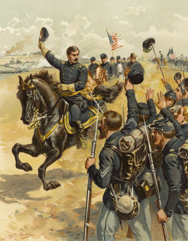 McClellan, Antietam, 1862. szeptember 17 alkotó: Henry Alexander Ogden