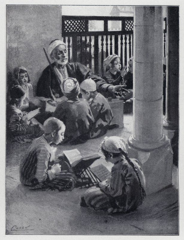 Egy keleti iskolamester (litho) alkotó: Henry Andrew Harper