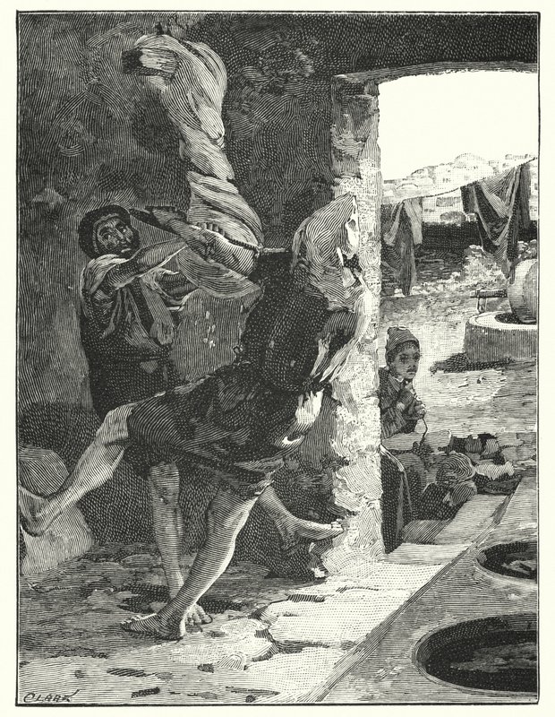 Bőrt csavarni Joppán (litho) alkotó: Henry Andrew Harper