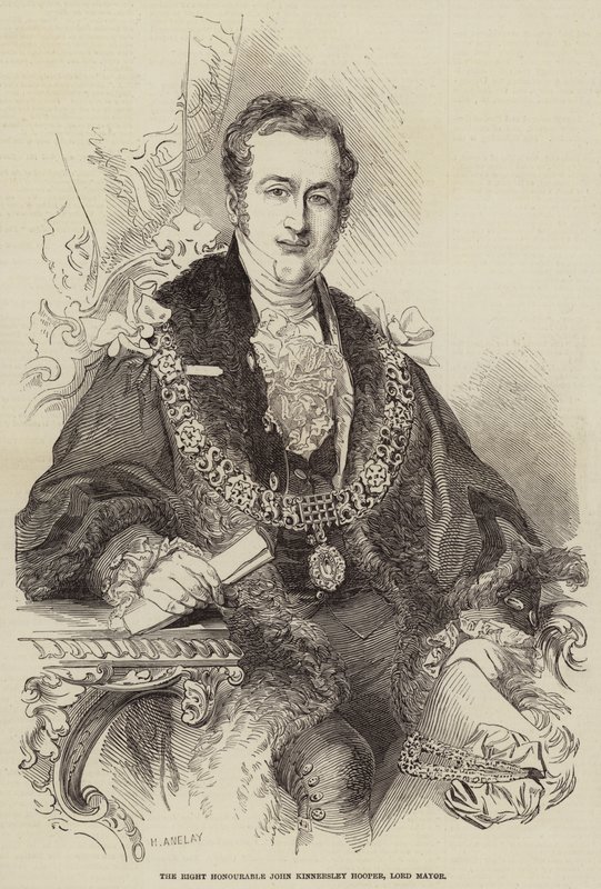 John Kinnersley Hooper, főpolgármester úr alkotó: Henry Anelay