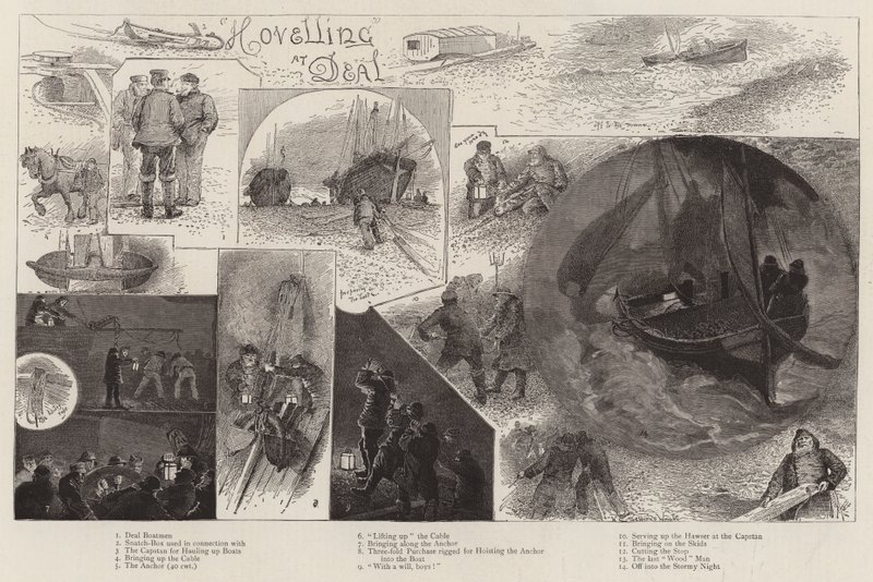 Hovelling a Dealnél alkotó: Henry Charles Seppings Wright
