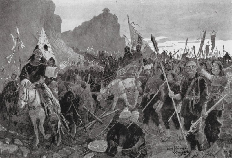 Katonák "Bits" a szájukban (litográfia) alkotó: Henry Charles Seppings Wright
