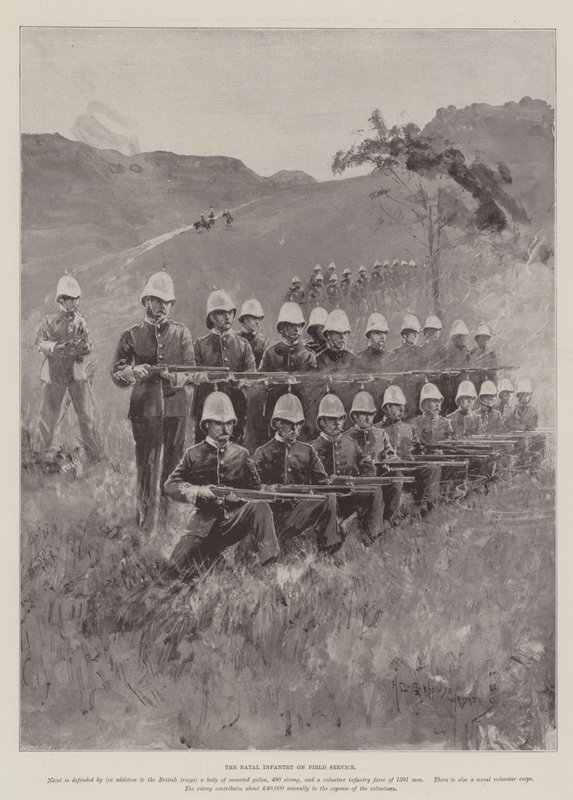 A Natal Infantry on Field Service alkotó: Henry Charles Seppings Wright