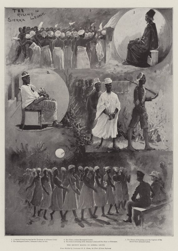 A legutóbbi felkelés Sierra Leonéban alkotó: Henry Charles Seppings Wright