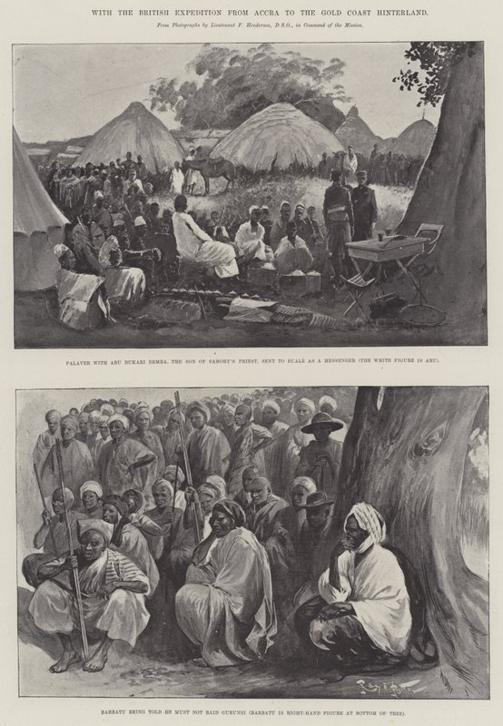 A brit expedícióval Accrából Gold Coast hátországába alkotó: Henry Charles Seppings Wright
