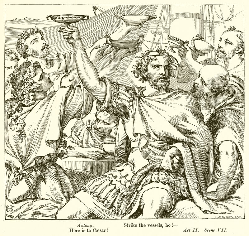 Antonius és Kleopátra alkotó: Henry Courtney Selous