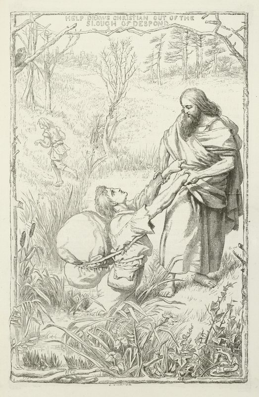 Illusztráció: John Bunyan A zarándok haladásához alkotó: Henry Courtney Selous