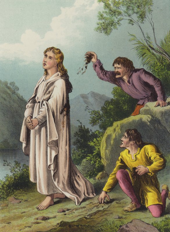 Előítélet, rossz akarat és istenfélő ember (chromolitho) alkotó: Henry Courtney Selous