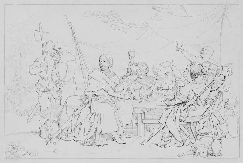 Epizód Robert Bruce életéből, Sir Walter Scott szerint alkotó: Henry Courtney after Selous