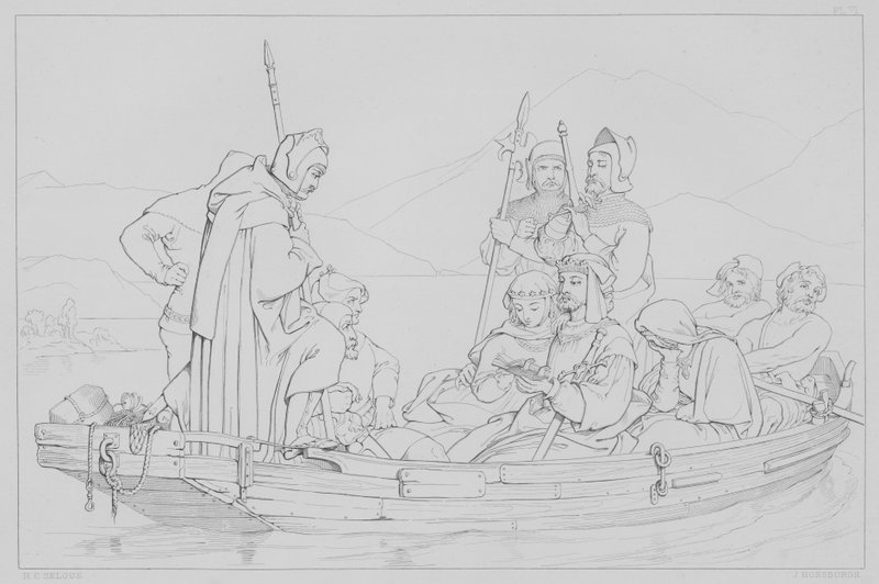 Epizód Robert Bruce életéből, Sir Walter Scott szerint alkotó: Henry Courtney after Selous