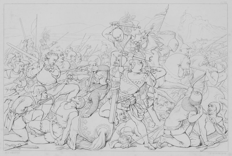 Epizód Robert Bruce életéből, Sir Walter Scott szerint alkotó: Henry Courtney after Selous