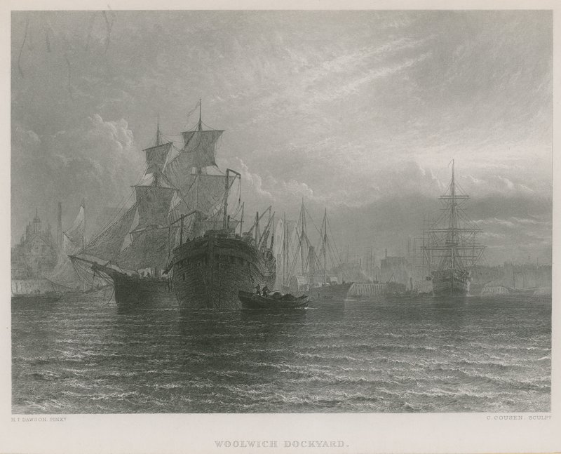 Woolwich hajógyár alkotó: Henry Dawson
