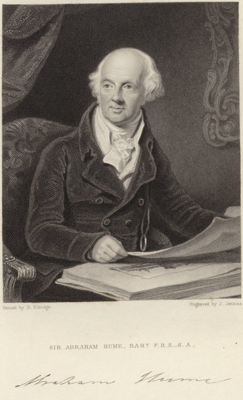 Sir Abraham Hume alkotó: Henry Edridge
