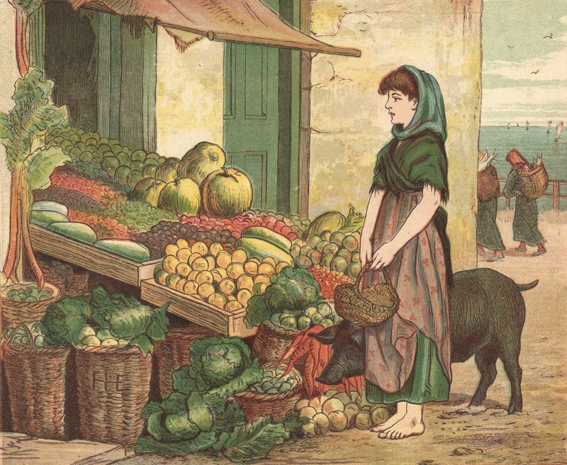 Szegény emberek (színes litó) alkotó: Henry Hetherington Emmerson