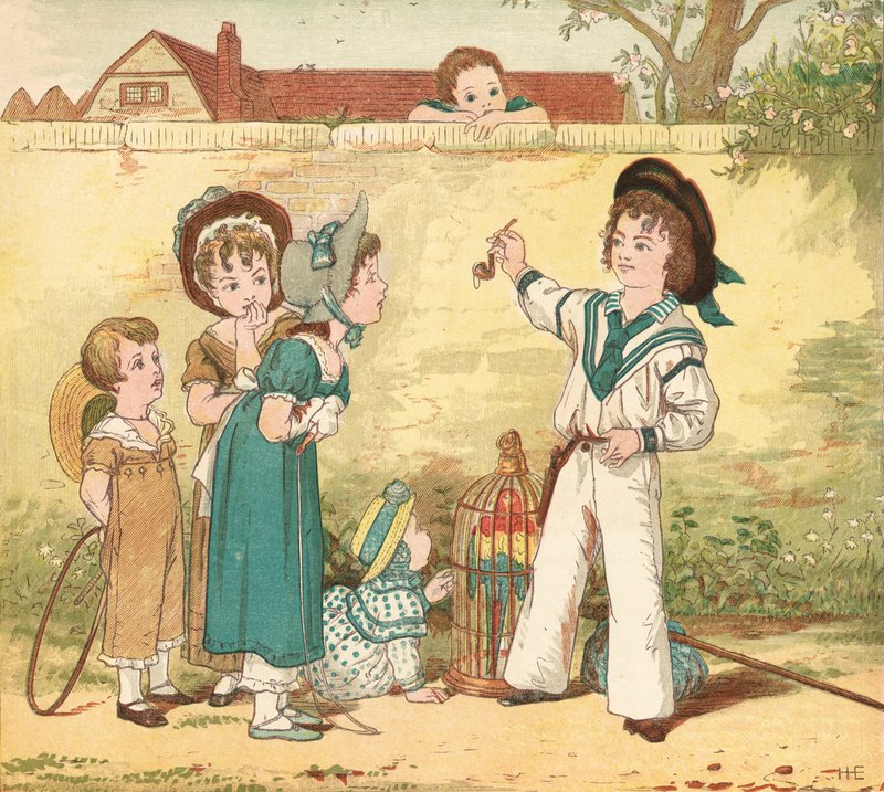 Tengerészek (színes litho) alkotó: Henry Hetherington Emmerson