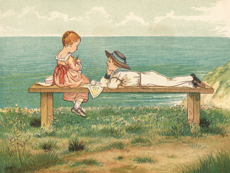 A szerelmesek széke (színes litó) alkotó: Henry Hetherington Emmerson