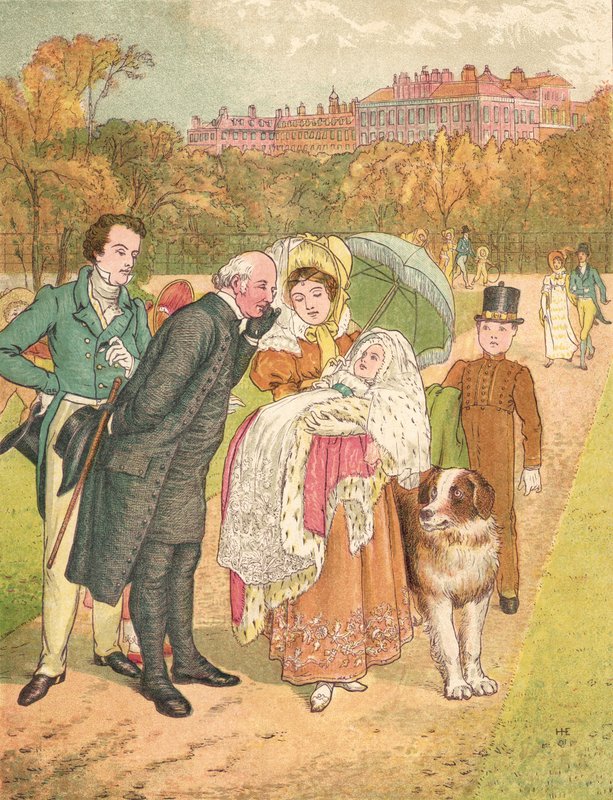 A hercegnő és a püspök (színes litó) alkotó: Henry Hetherington Emmerson