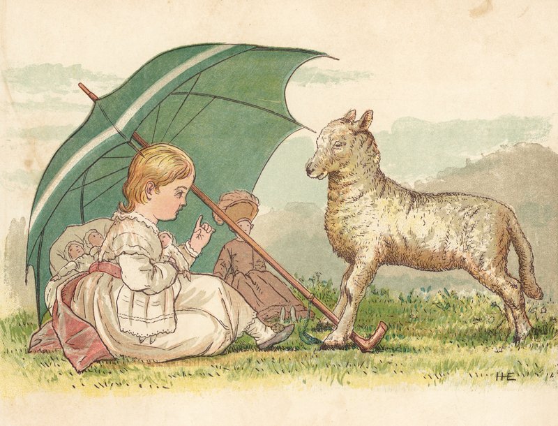 A hercegnő és a bárány (színes litó) alkotó: Henry Hetherington Emmerson