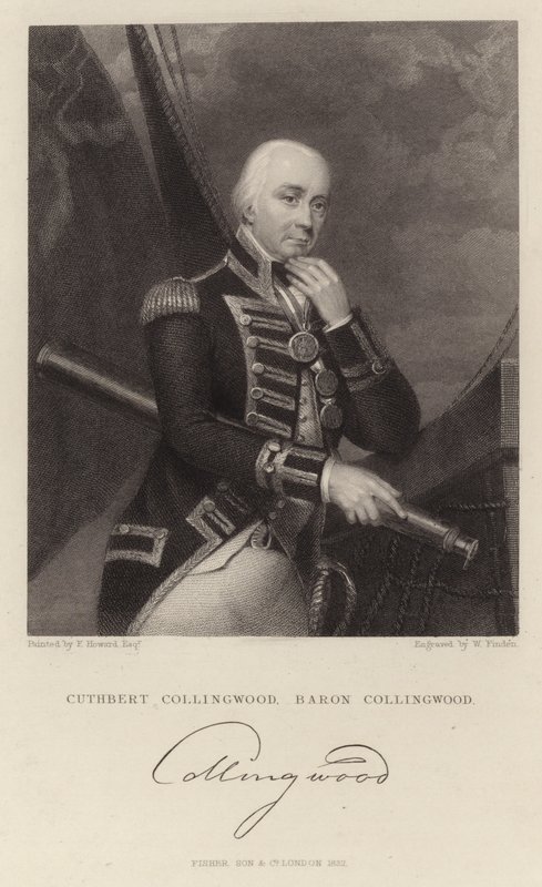Cuthbert Collingwood portréja alkotó: Henry Howard