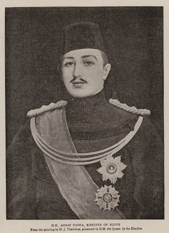 HH Abbász pasa, egyiptomi Khedive alkotó: Henry Jones Thaddeus