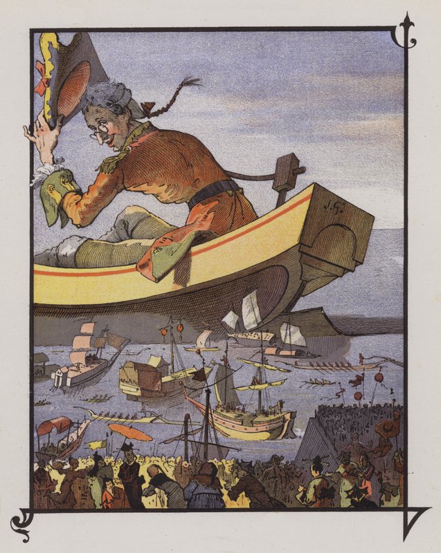 Gulliver Lilliputban alkotó: Henri Jules Jean Geoffroy